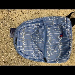 Champions baby blue backpack